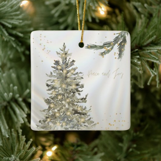 Peace and Joy Christmas Tree Ornament (Baum)