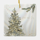 Peace and Joy Christmas Tree Ornament (Vorderseite)