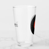 Peace and joy vinylrecord design glas (Rechts)