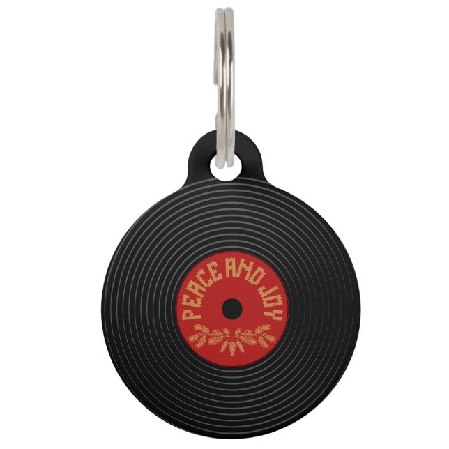 Peace and joy vinylrecord design haustiermarke (Vorderseite)