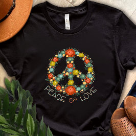 "Peace and Liebe Floral" Inspirivity T - Shirt
