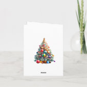 Peace and Love at Christmas Karte (Rückseite)