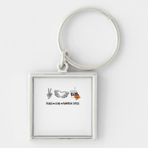 Peace and Pumpkin Gewürz, Halloween Skeletton-Klas Schlüsselanhänger