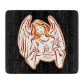 Peace Angel Cutting Board Schneidebrett (Vorderseite)
