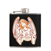 Peace Angel Flask Flachmann (Vorderseite)