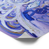 Peace Angel Inspiration Art Print Poster (Ecke)