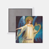Peace Angel Magnet 4 eines Set von 4 (Vorderseite/Rückseite)