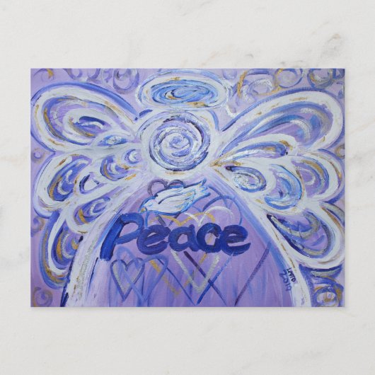 Peace Angel Postcard Postkarte (Vorderseite)