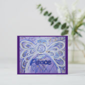 Peace Angel Postcard Postkarte (Stehend Vorderseite)