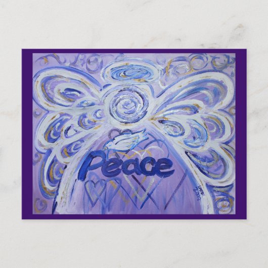 Peace Angel Postcard Postkarte (Vorderseite)