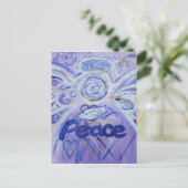 Peace Angel Postcard Postkarte (Stehend Vorderseite)