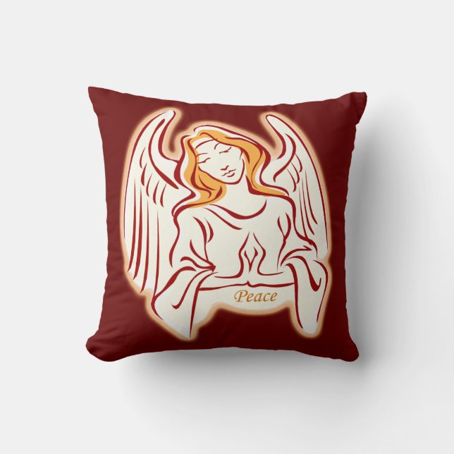 Peace Angel Reversible Pillow Kissen (Vorderseite)
