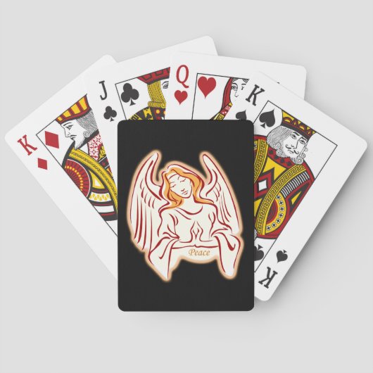 Peace Angel Spielkarten (Rückseite)