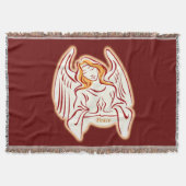 Peace Angel Throw Blanket Decke (Vorderseite)