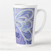 Peace Angel Word Art Custom Latte Tasse Cup (Rechts)