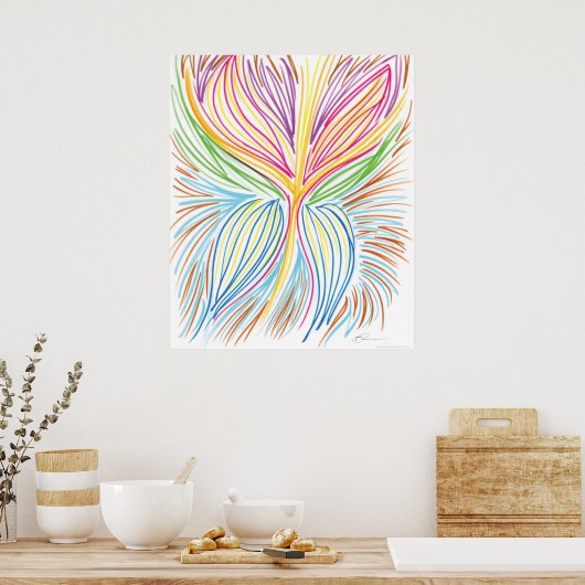 Peace Art: März 14, 2016 "Fly" Poster (Küche)