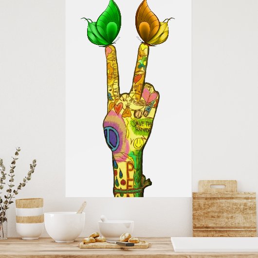 Peace Art Poster - SRF (Küche)