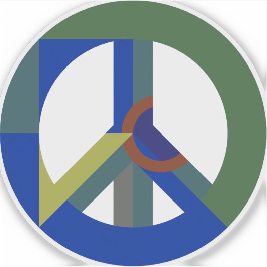 Peace Aufkleber (Vorderseite)