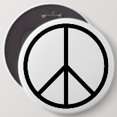 Peace B&W Button (Vorne & Hinten)
