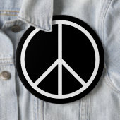 Peace B&W Button (Beispiel)
