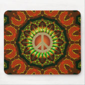 Peace Batik Floral Geometry Mousepad (Vorne)