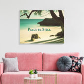 Peace be still Bible Verse mit Ocean Leinwanddruck (Insitu (Wohnzimmer))