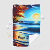 Peace Be Still Golf Handtuch (Insitu)