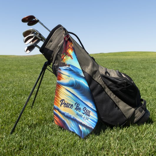 Peace Be Still Golf Handtuch (Gras)