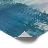 Peace Be Still Scripture Wall Art – Mark 4:39 Poster (Ecke)