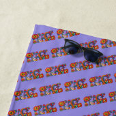 Peace Beach Handtuch (Beispiel)