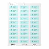 Peace begins with me, Return Address Labels (Vorne)