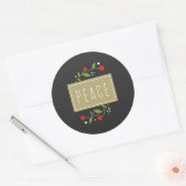 Peace Berries Holiday Sticker (Umschlag)