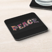 Peace Beverage Coaster Getränkeuntersetzer (Linke Seite)
