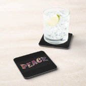 Peace Beverage Coaster Getränkeuntersetzer (Rechte Seite)