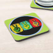 Peace Beverage Coaster Getränkeuntersetzer (Linke Seite)