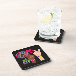 Peace Beverage Coaster Getränkeuntersetzer