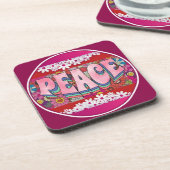 Peace Beverage Coaster Getränkeuntersetzer (Linke Seite)