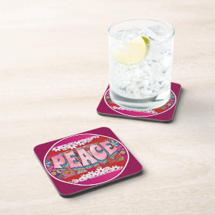 Peace Beverage Coaster Getränkeuntersetzer