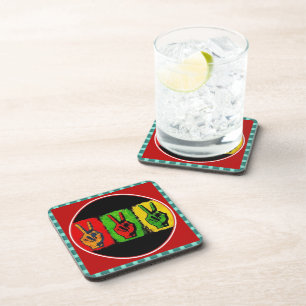 Peace Beverage Coaster Getränkeuntersetzer