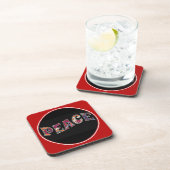 Peace Beverage Coaster Getränkeuntersetzer (Rechte Seite)