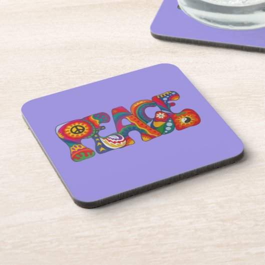 Peace Beverage Coaster Getränkeuntersetzer (Linke Seite)