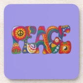 Peace Beverage Coaster Getränkeuntersetzer (Vorderseite)