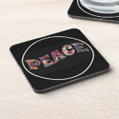 Peace Beverage Coaster Getränkeuntersetzer (Linke Seite)