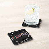 Peace Beverage Coaster Getränkeuntersetzer (Rechte Seite)