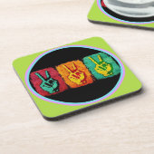 Peace Beverage Coaster Getränkeuntersetzer (Linke Seite)