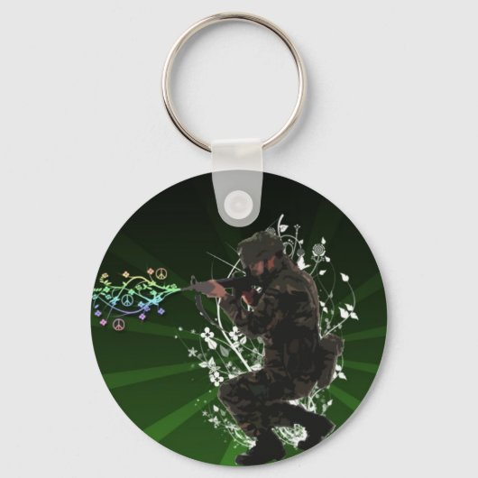 Peace Blaster Schlüsselanhänger (Vorderseite)