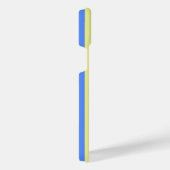 PEACE blau und gelb Ukraine Inspiriert moderne Chi iPhone Hülle (Rechte Seite)