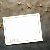 Peace Botanical Elegante Post-it Klebezettel