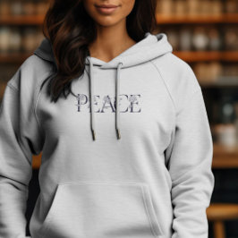 Peace Botanical Hydrangea Hoodie