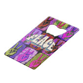 Peace Bottle Opener Geldbeutel Flaschenöffner (Vorderseite Schrägansicht)